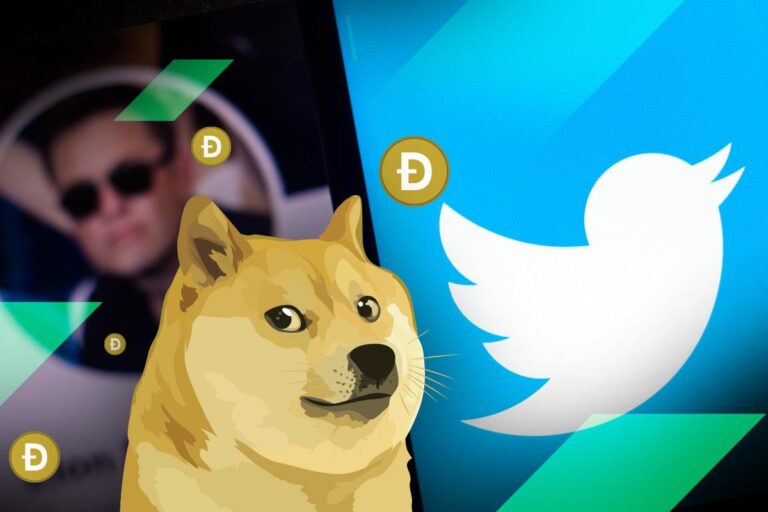 Dogecoin Twitter's New Logo